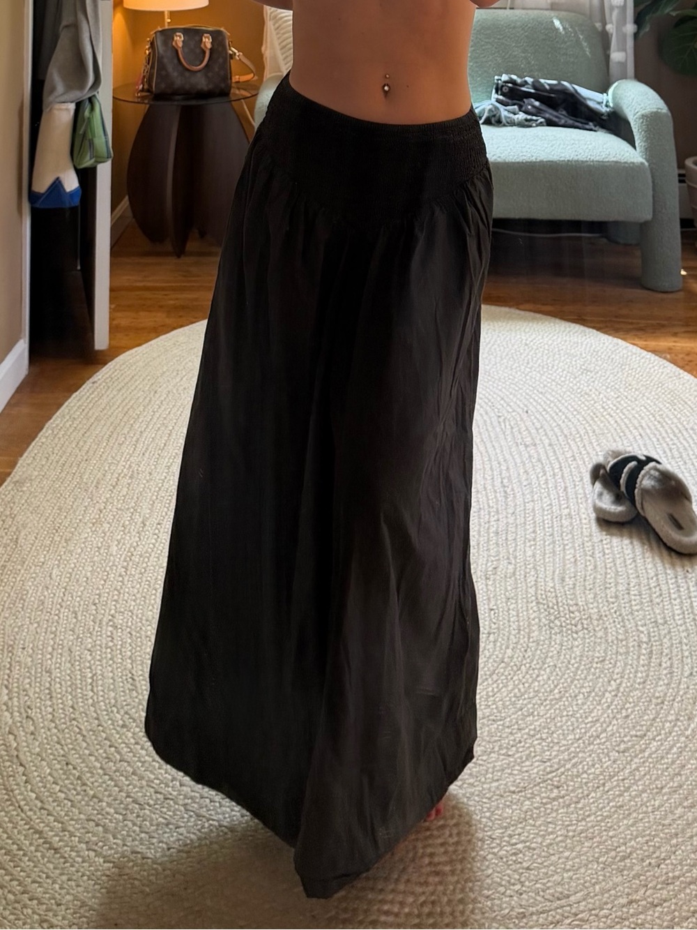 Cotton On Maxi Skirt with Smocked Waist